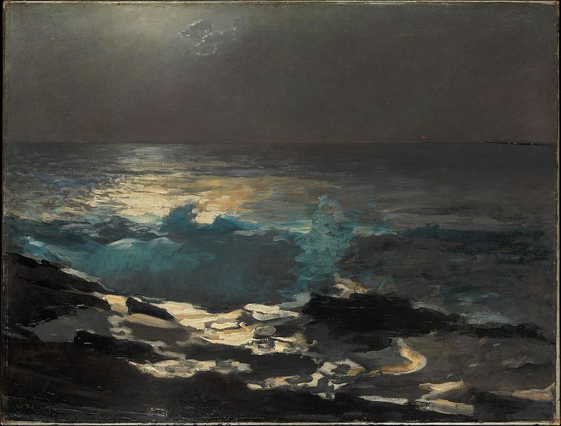 Moonlight, Wood Island Light, 1894