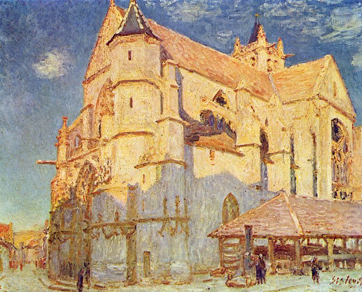 Church in Moret, 1889