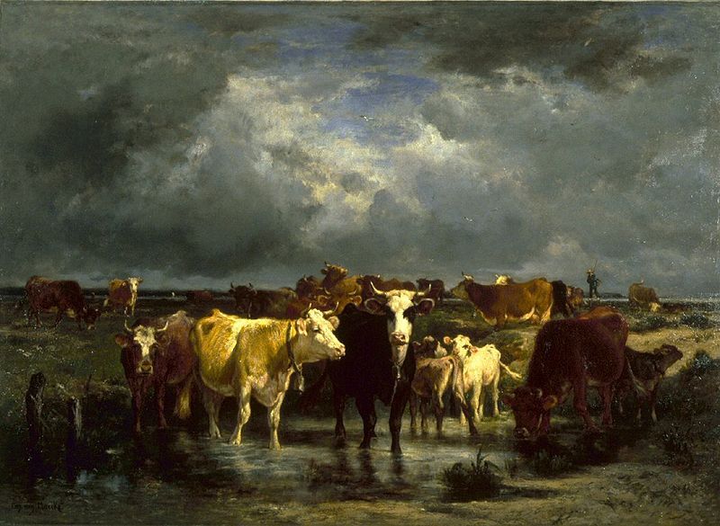 The Approach of a Storm (around 1872)