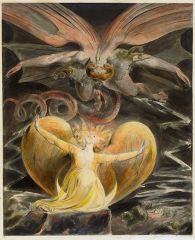 Blake's The Great Red Dragon and the Woman Clothed with Sun (1805)