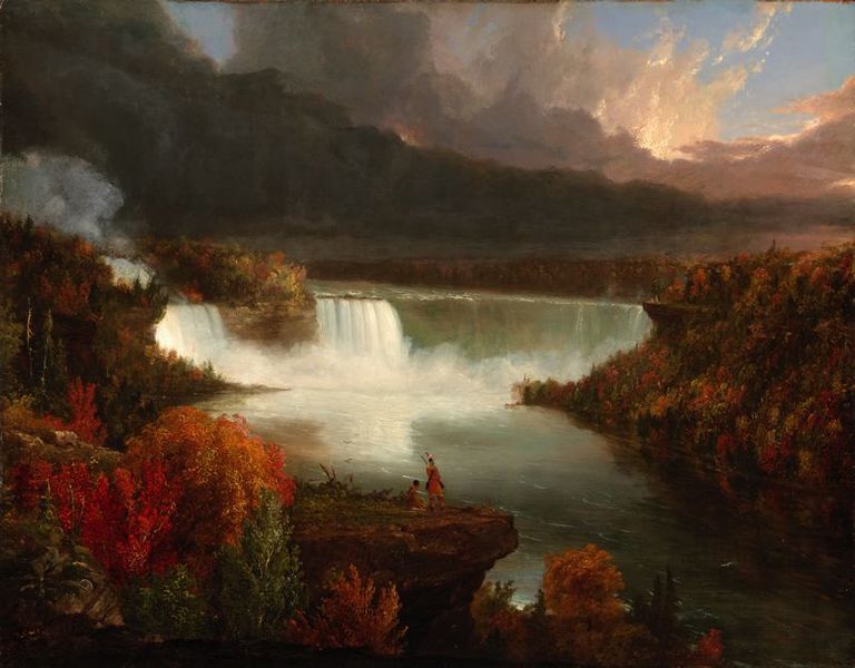 Distant View of Niagara Falls (1830)