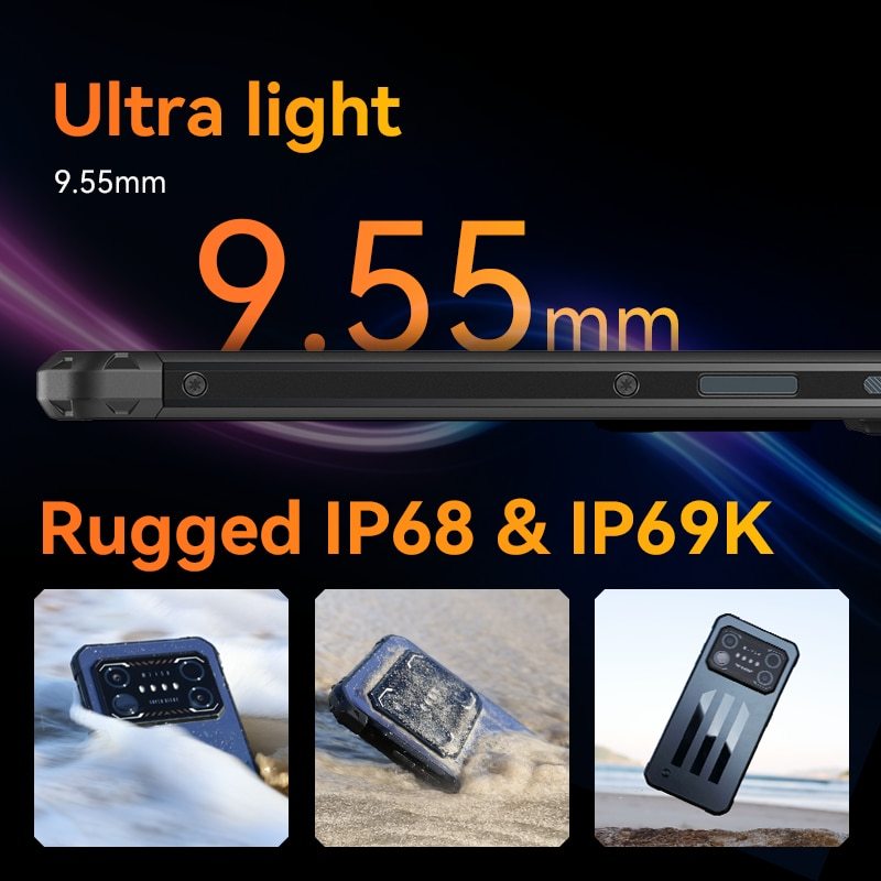 IIIF150 Air1 Ultra Rugged Smartphone 6.8"FHD 120Hz G99 64MP Camera 8GB+128GB Night Vision Cellphone Celular Ultra-thin Rugged