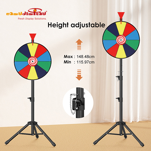 40cm Fortune spinning prize wheel Telescopic 16inch