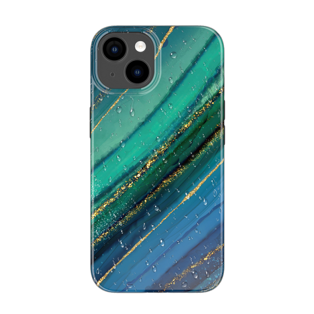 High Quality IMD Full-Wrap TPU Case with Glittery Marble Design: Magnetic Adsorption