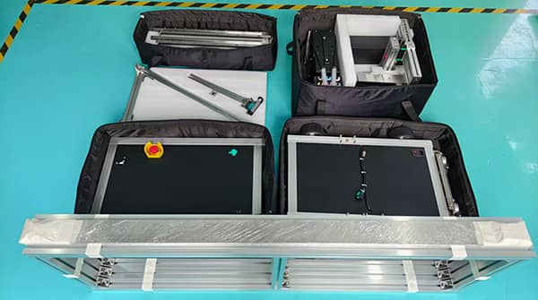 TXC-WP2500 wall printer solid wooden export packing case exterior