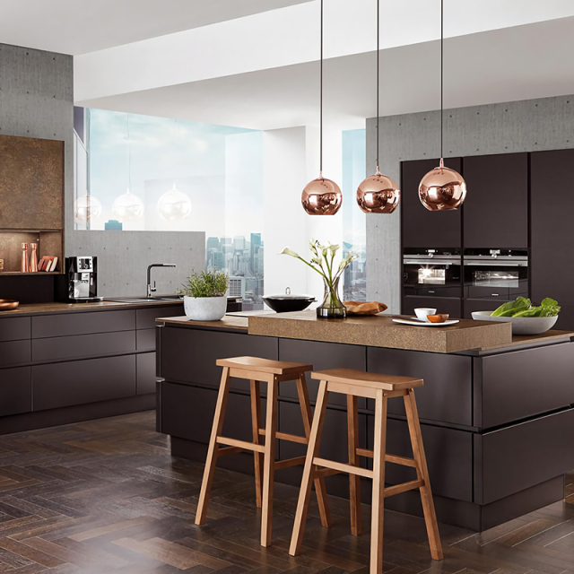 Modern Design Wood Kitchen Cabinets For Apartment