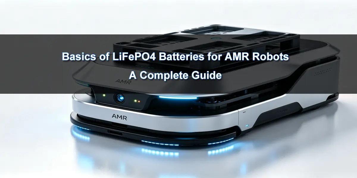 أساسيات بطاريات LiFePO4 لروبوتات AMR