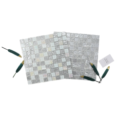 Metallic Feeling Square Glass Mosaic