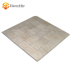 Brushed Square Composite Panel Wall Mosaic