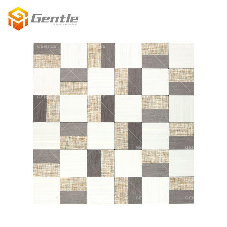 White Square Composite Panel Mosaic