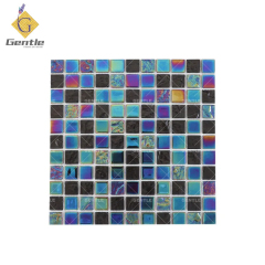 Customized 300*300 Colorful Crystal Glass Mosaic Sheet