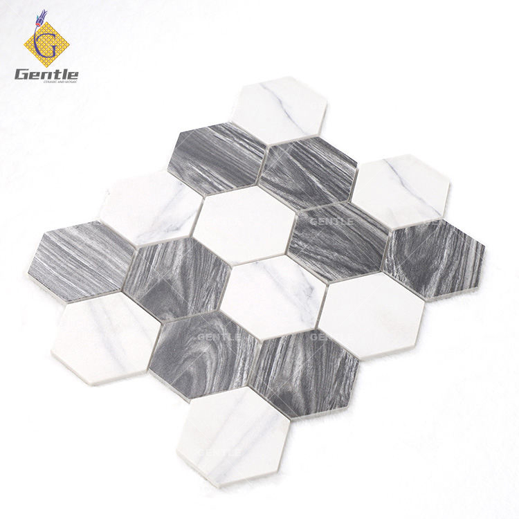 6mm Hexagon Recycled Glass Mosaic