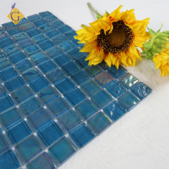 Wholesale 304*304 Blue Crystal Glass Mosaic Sheet