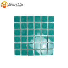 Wholesale Green Ceramic Mosaic Tiles For Swimming Pool