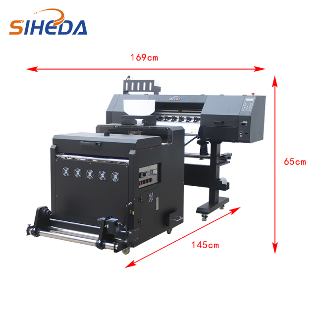 Siheda 2022 Popular 60cm Dual i3200 Print Head Direct to PET Film DTF Printer Machine for All Kinds of Fabric Printing