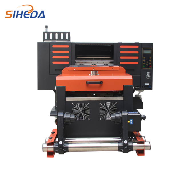 SIHEDA TX600 4 Printhead DTF Printer With Powder Shaking Dryer All In One Machine For Small Printing Business