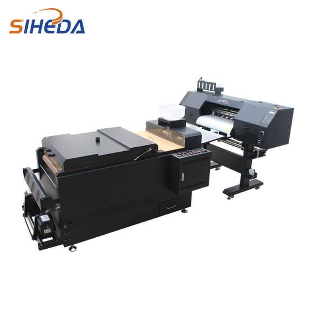 Siheda 24inch T-shirt dtf textile printer digital xp600 i3200 4 heads dtf printer 60cm printing machine xp600 dtf printer 60cm