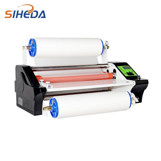 SIHEDA Portable UV DTF Roll to Roll AB Film Laminator Machine For Crystal Label Sticker