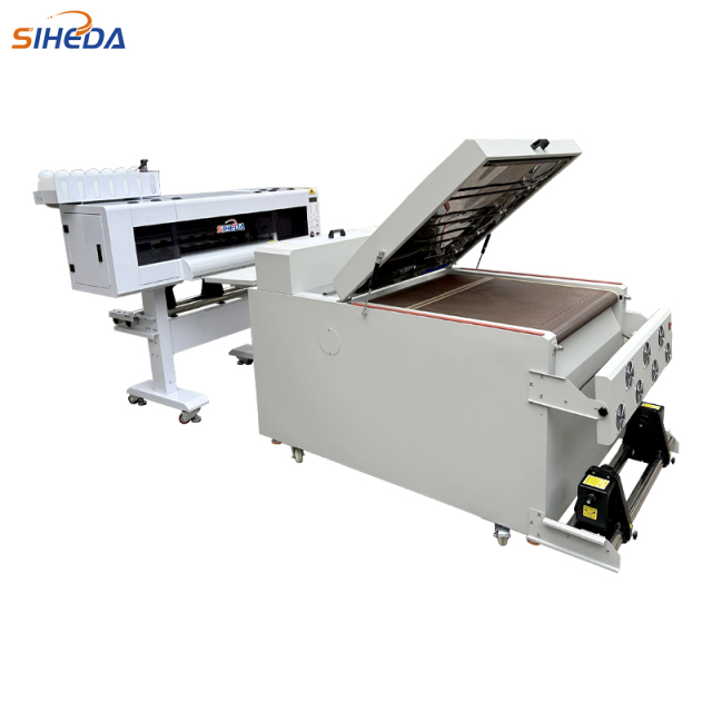 60cm xp600/i3200/tx800 Double head T-shirt fabric printing PET film DTF printer with shaker system