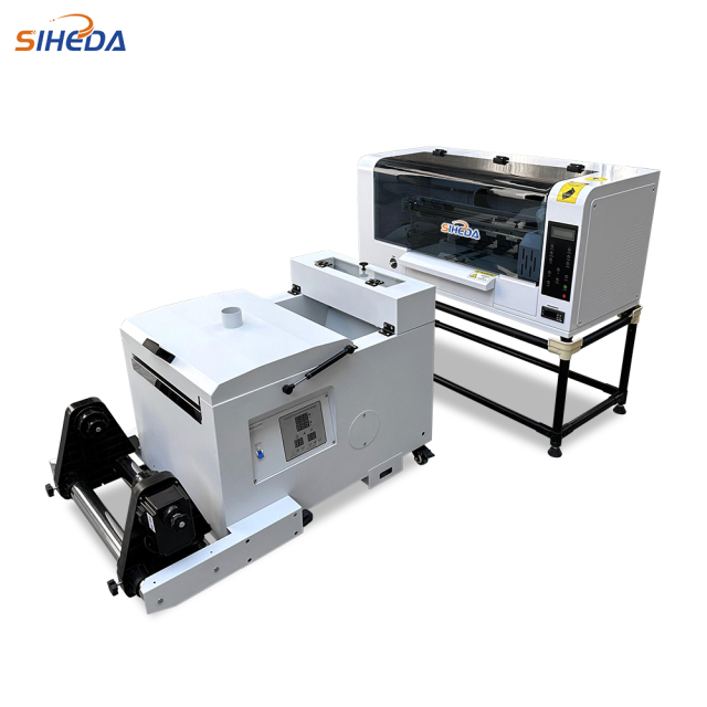 Siheda Garment Thermal Transfer Digital Inkjet Double Head Xp 600 Dtf Printer A3 with Dryer and Vibrator