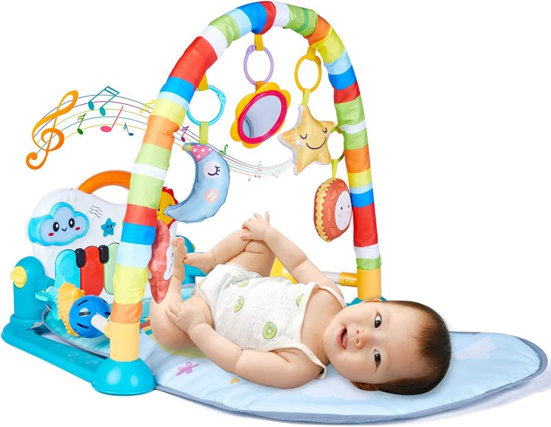 ベビージム プレイマット プレイジム 新生児 ベビーおもちゃ おしゃれ 赤ちゃん ベビー 室内遊具 知育玩具 出産準備 出産祝い