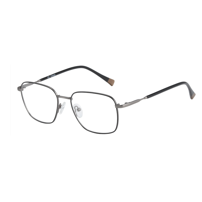Metal Acetate Oversize Square Glasses Frames for Men Women Myopia Prescription Eyewear Clear Lens Optical Eyeglasses