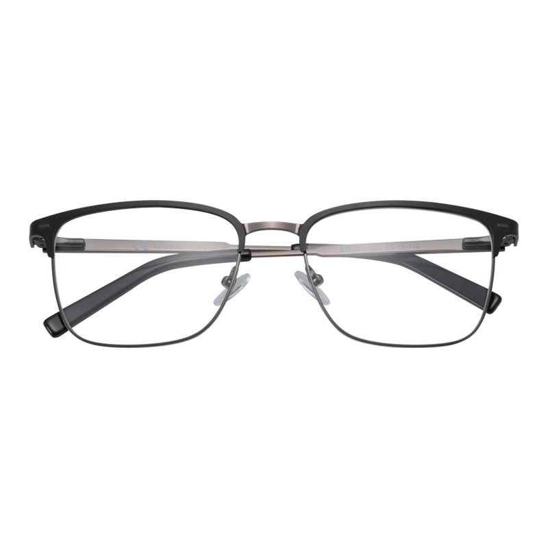 Retro Half-frame Square Glasses Frame Business Style Alloy Ultralight Eye Optical Myopia Prescription Eyeglasses Frames
