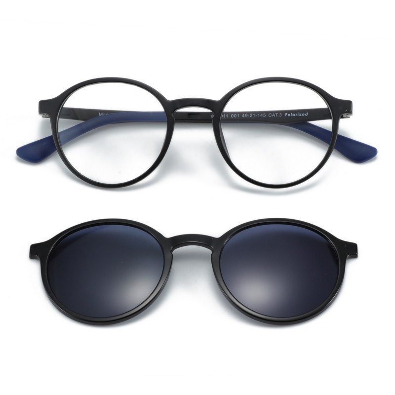 Magnet Clip On Sunglasses Men Polarized Optical Sun Glasses For Women 2 in 1Myopia Glasses Prescription Eyeglasses