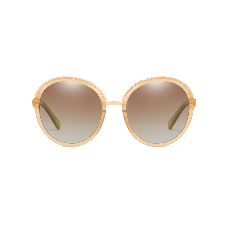 2020 Women Sunglasses Polaroid Lens UV400 Retro Round Driving Polarized Gradient Sun Glasses Frame Fashion Eyewear
