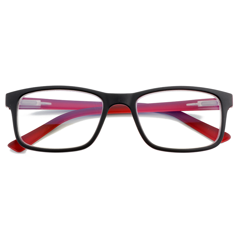 New fashion style resin lenses PC kids teenager unisex anti blue light glasses eye frames optical