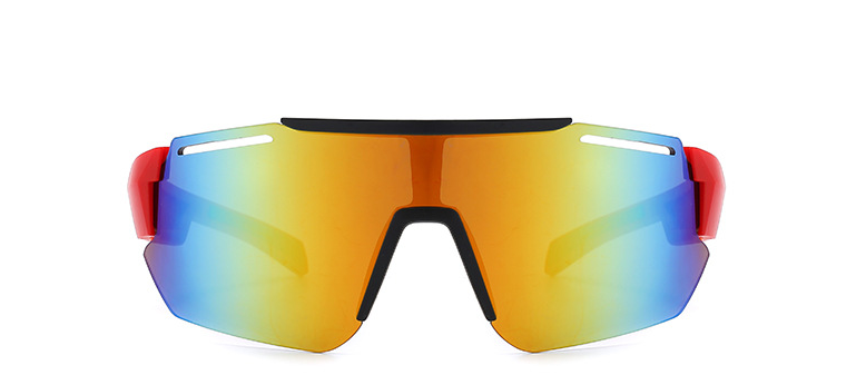 One-piece Half-rimless Sports Sunglasses Cycling Sun Glasses Wholesale