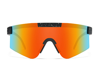 TR90 One-piece Polarized Sports Sunglasses Cycling Sun Glasses for Men