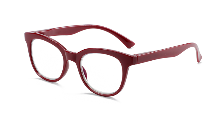 Casual and fashionable style with oval eye shape resin lenses PC unisex anti blue light blocking reading glasses eye glasses