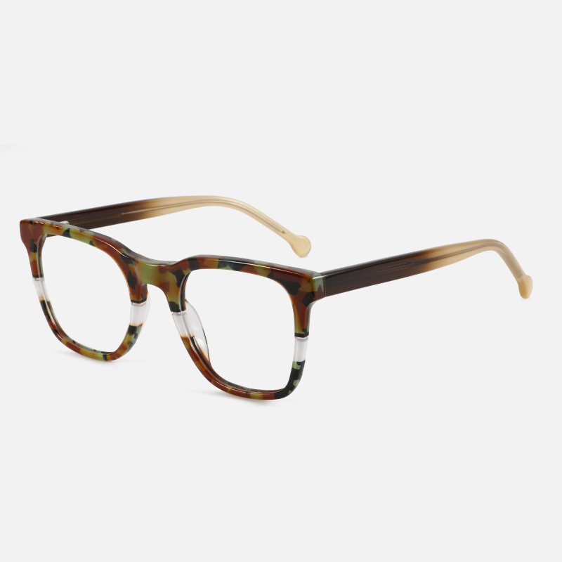 Optics Fashion Square New High quality Ultralight Acetate 2023 Wholesale Eyeglasses Optical Frame For Men