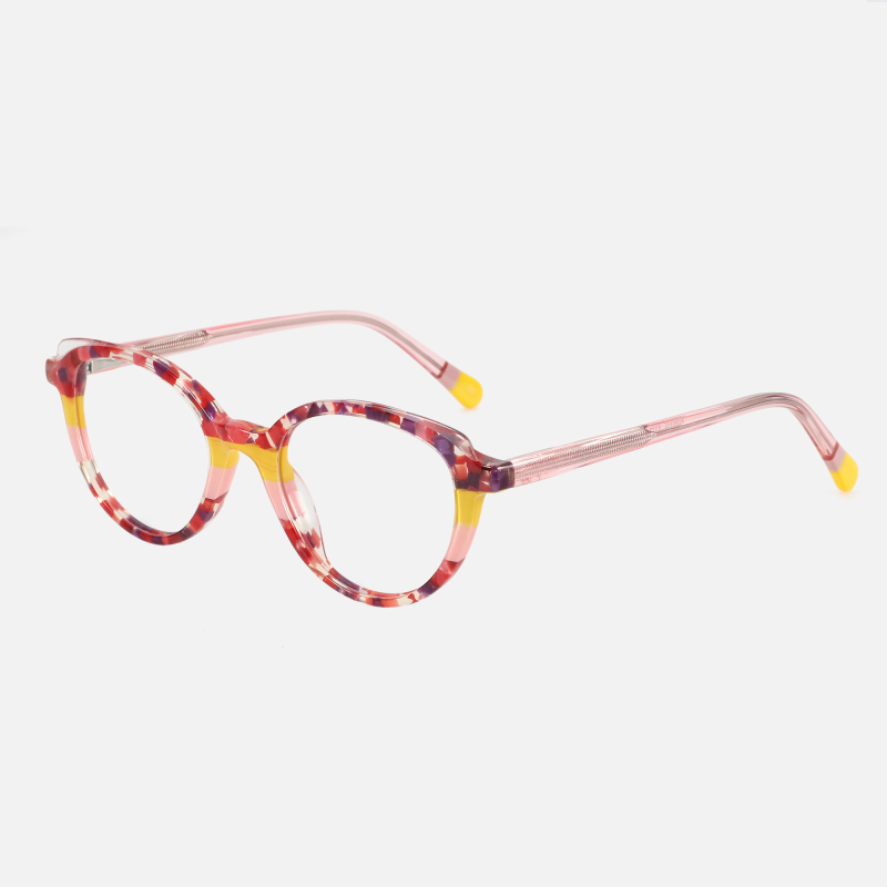 Manufacturers Wholesale Lightweight Classic Round Reading Glasses 2023 Vintage Acetate Optical Frames