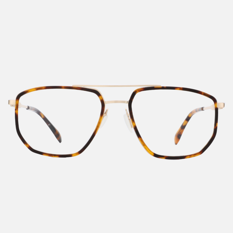 Modern Ultra Light Comfortable Square Metal Glasses Frame Full Rim Eyeglasses Optical Glasses Frame For Men Women
