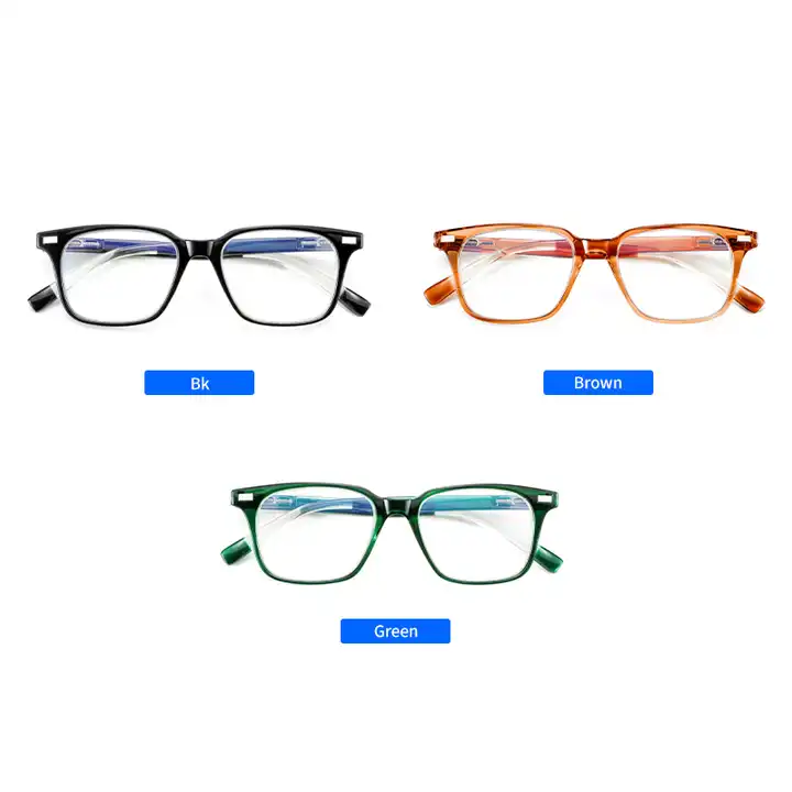 Square Anti Blue Light Glasses Retro Gaming Computer Optical Glasses for Men Women