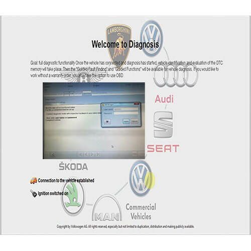 (1 Day) ODIS Geko User Online Login System for VW/Audi/Skoda/Seat