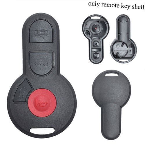 VW Car Key Remote Shell 4 Buttons for Beetle Golf Passat 1998-2001 Cabrio J*etta