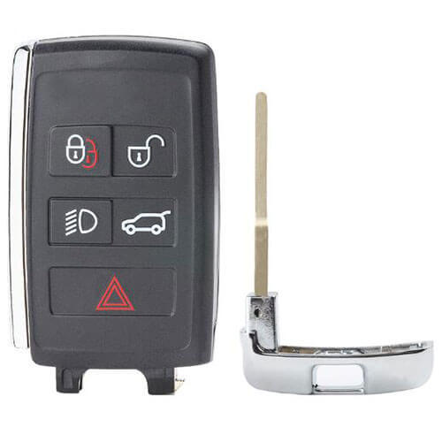 Modified JLR Smart Remote Key 5 Buttons 315MHz/ 433MHz for LandRover LR2 LR4 2012-2015/ Range Rover Evoque/ Sport
