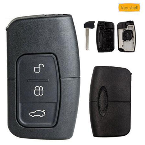 Ford Mondeo Smart Key Shell 3 Buttons for Focus Galaxy Kuga S-Max 2005-2010