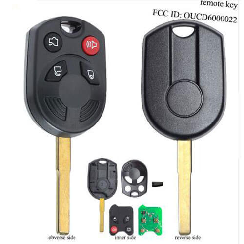 Remote Key FOB 315MHz. 4D63 Chip for Ford C-Max Escape Focus Transit -OUCD600002.