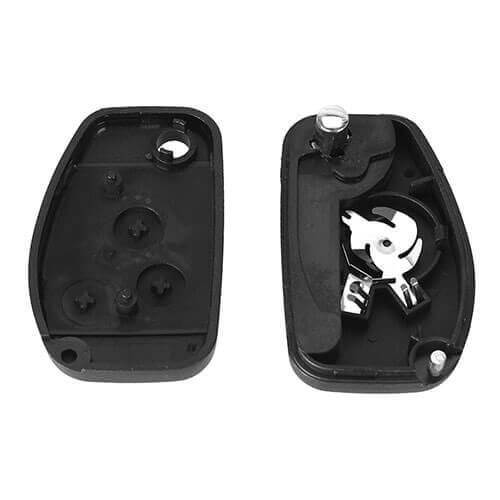 Modified Flip Key Remote Shell 3 Buttons for Renaul*t Duster Logan Fluence Clio Vivaro Master