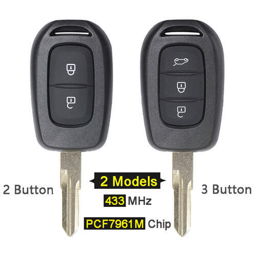 Renaul*t Remote Key 433MHz with PCF7961M Chip for Sandero Dacia Logan Lodgy Dokker Duster