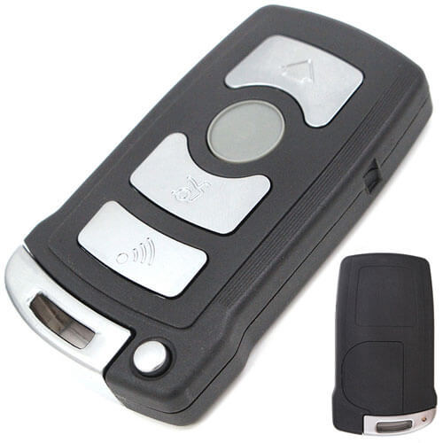 BMW CAS1 Smart Remote Key Shell 4 Buttons with Blade Uncut for 7 Series 745 750Li 760L