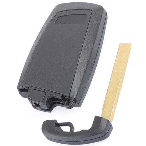 Black Smart Remote Key Shell 3/ 4 Buttons with Blade Uncut for BMW CAS4 5 Series 550i GT X3 535i 528i