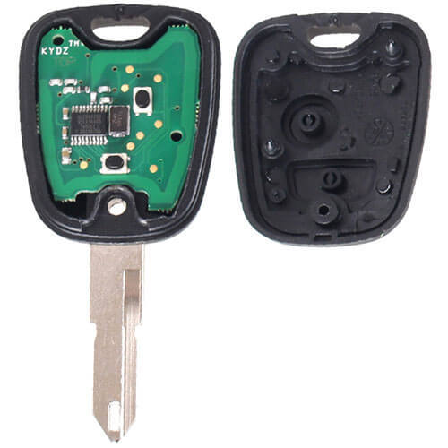 Combo Remote Key 433MHz 2 Buttons for Peugeo*t 206 Citroe*n C2