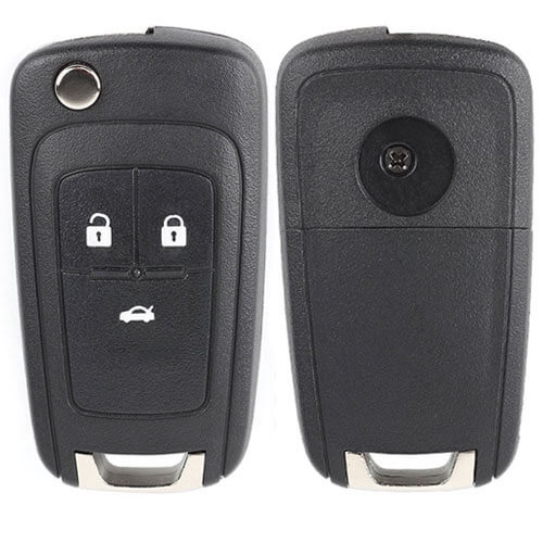 2009-2015 Opel Vauxhall Flip Key Remote Fob 315/ 433 MHz 3 Buttons with HU100 Blade for Insign Astra J Cascade