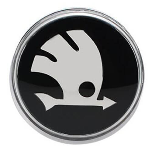 56MM Skoda Led Car Logo Floating Wheel Center Cap Cover Waterproof Hub Lamp for RAPID FABIA YETI OCTIVA Superb