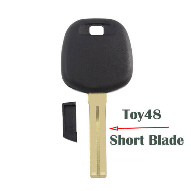 No Logo Transponder Key Shell for Lexus Toyot*a with Toy40 Toy48 Blade Uncut